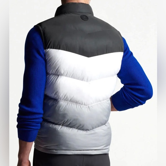 PETER MILLAR Crown Apres Ski Reflective Full Zip Insulated Vest - Picture 2 of 7